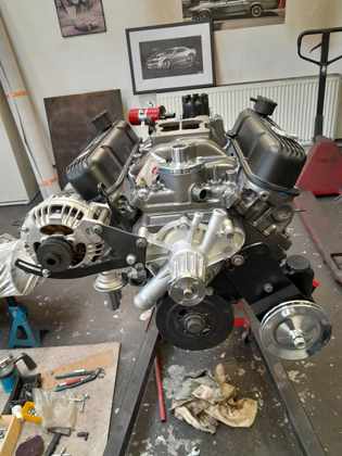 Der fertige Motor
